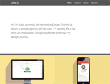 Tablet Screenshot of jiaqi-li.com